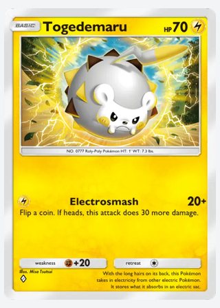 Togedemaru — catalogusbeeld