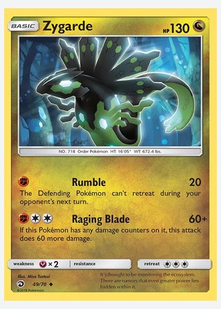 Zygarde — catalogusbeeld