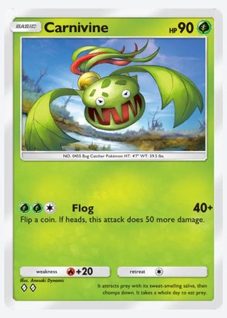 Carnivine — catalogusbeeld