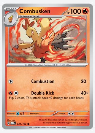 Combusken — catalogusbeeld
