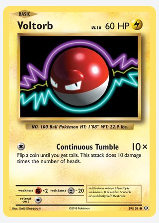 Voltorb — catalogusbeeld