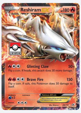 Reshiram-EX — catalogusbeeld