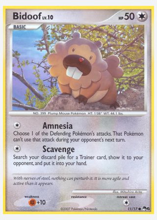 Bidoof — catalogusbeeld