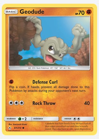 Geodude — catalogusbeeld
