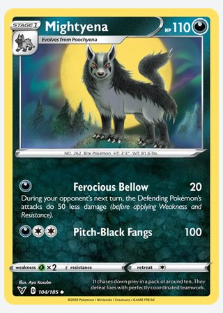 Mightyena — catalogusbeeld