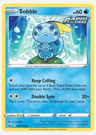 Sobble — catalogusbeeld