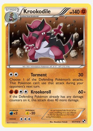 Krookodile — catalogusbeeld