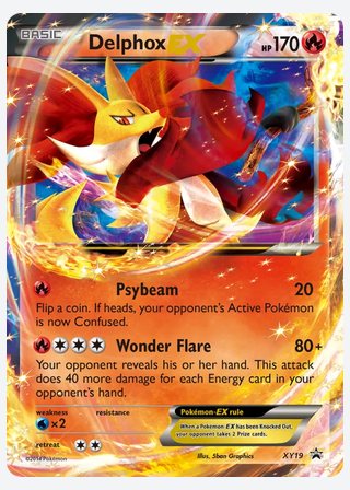 Delphox EX — catalogusbeeld
