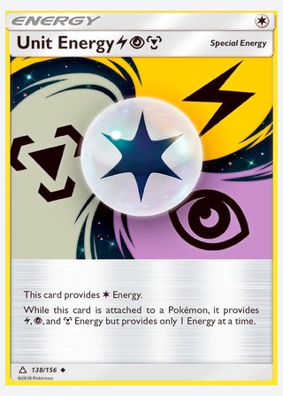 Unit Energy LightningPsychicMetal — catalogusbeeld