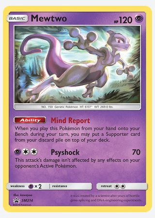 Mewtwo — catalogusbeeld