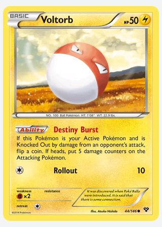 Voltorb — catalogusbeeld
