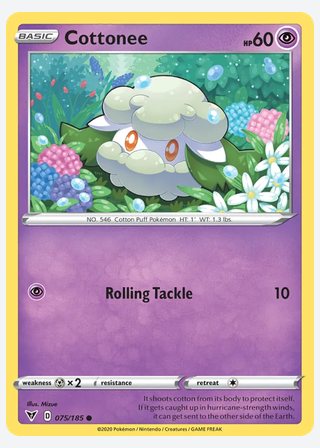 Cottonee — catalogusbeeld