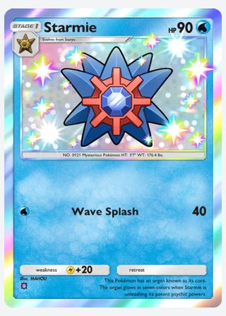 Starmie — catalogusbeeld