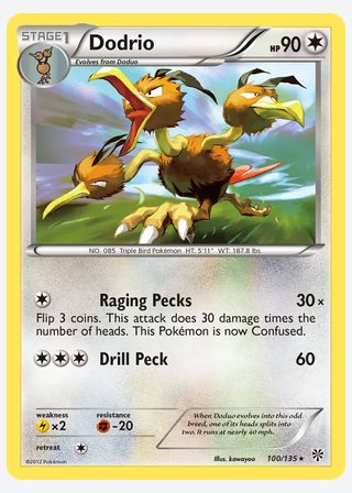 Dodrio — catalogusbeeld