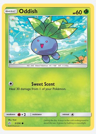 Oddish — catalogusbeeld