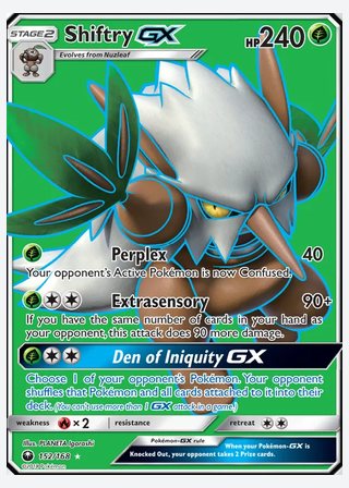 Shiftry GX — catalogusbeeld