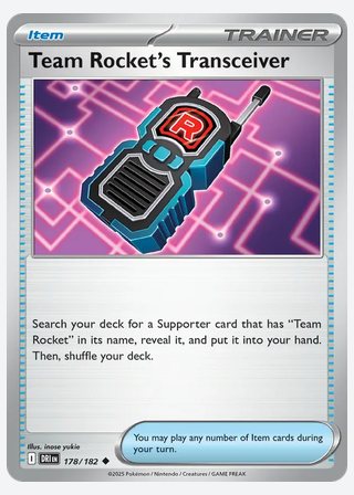 Team Rocket's Transceiver — catalogusbeeld