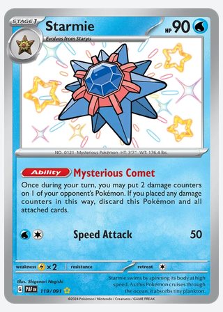 Starmie — catalogusbeeld