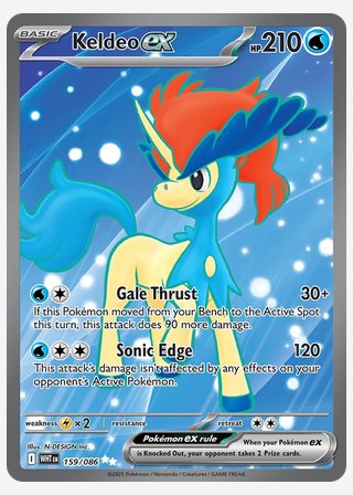 Keldeo ex — catalogusbeeld