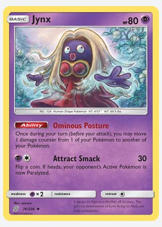 Jynx — catalogusbeeld