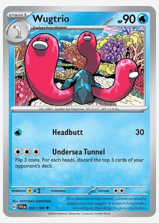 Wugtrio — catalogusbeeld