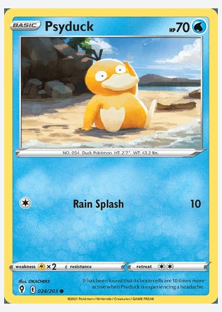 Psyduck — catalogusbeeld