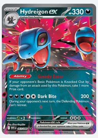 Hydreigon ex — catalogusbeeld