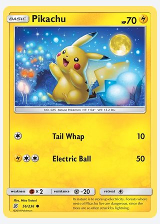 Pikachu — catalogusbeeld