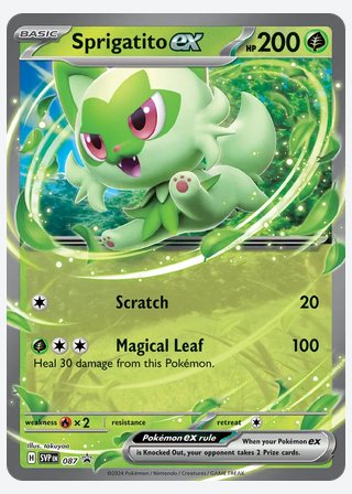 Sprigatito ex — catalogusbeeld