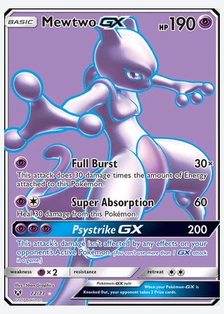 Mewtwo GX — catalogusbeeld