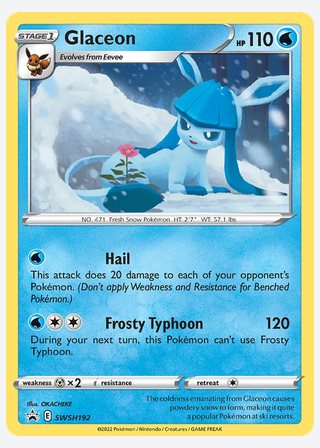 Glaceon — catalogusbeeld