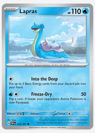 Lapras — catalogusbeeld