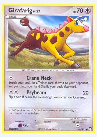 Girafarig — catalogusbeeld