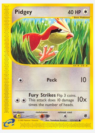 Pidgey — catalogusbeeld