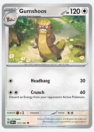 Gumshoos — catalogusbeeld