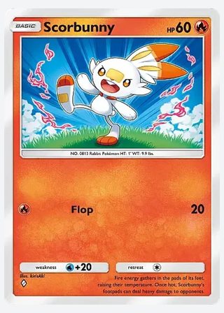 Scorbunny — catalogusbeeld