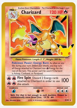 Charizard — catalogusbeeld