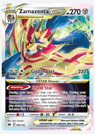Zamazenta VSTAR — catalogusbeeld