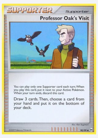 Professor Oak's Visit — catalogusbeeld