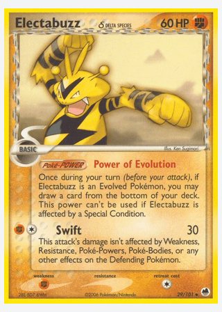Electabuzz δ — catalogusbeeld