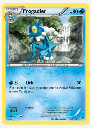 Frogadier — catalogusbeeld