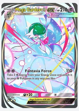 Mega Gardevoir ex — catalogusbeeld