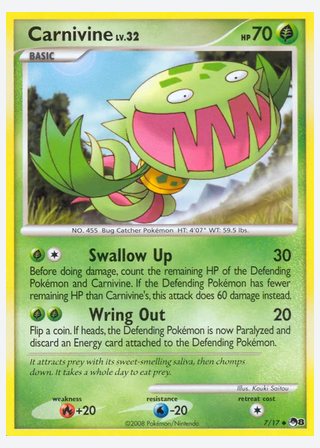 Carnivine — catalogusbeeld
