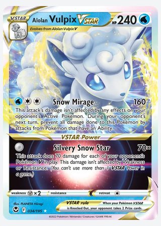 Alolan Vulpix VSTAR — catalogusbeeld