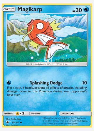 Magikarp — catalogusbeeld