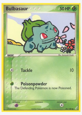 Bulbasaur — catalogusbeeld