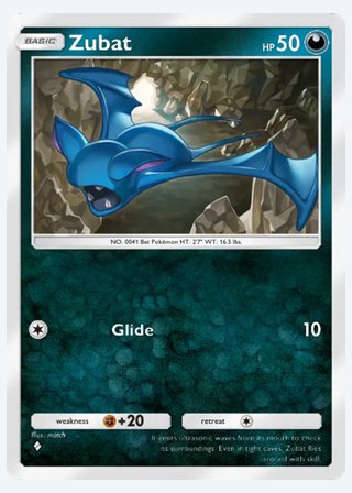 Zubat — catalogusbeeld