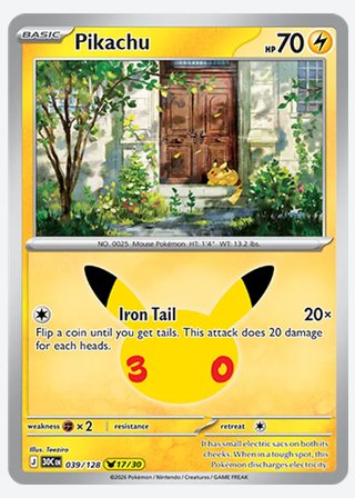 Pikachu — catalogusbeeld