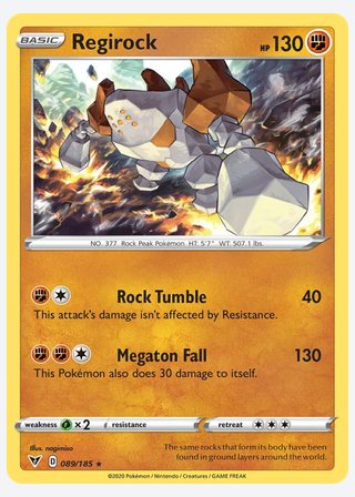 Regirock — catalogusbeeld