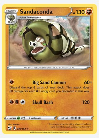 Sandaconda — catalogusbeeld